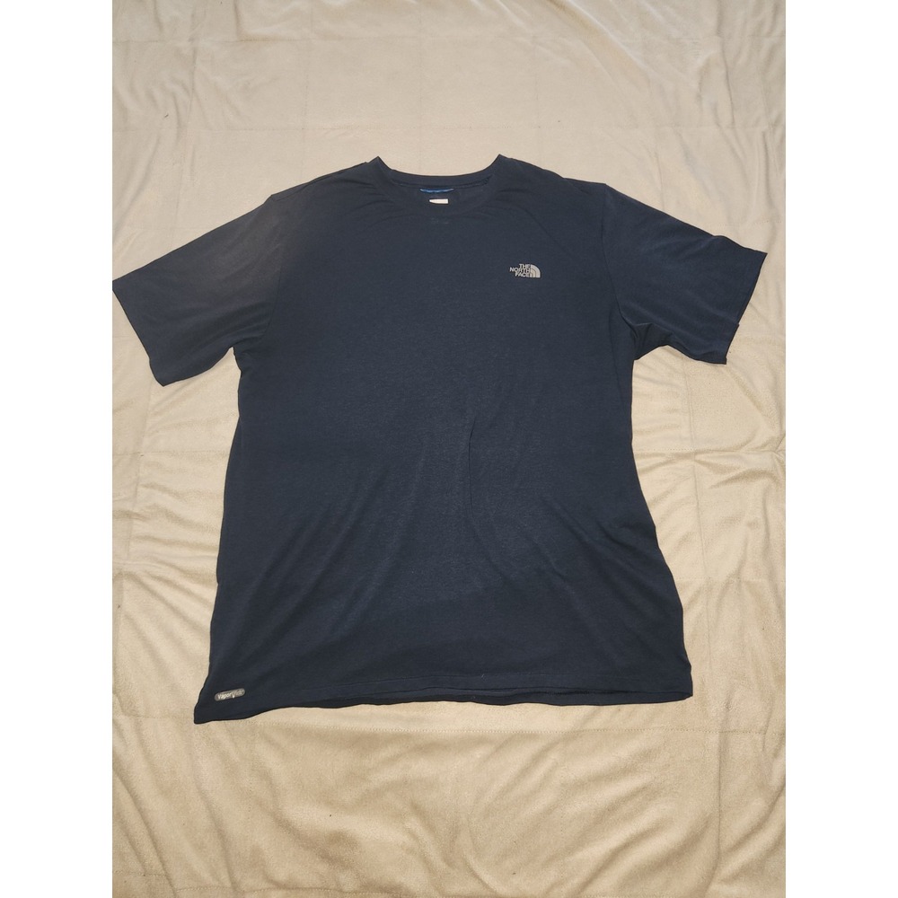 The North Face Vapor Wick Mens Blue Short Sleeve Tshirt Large